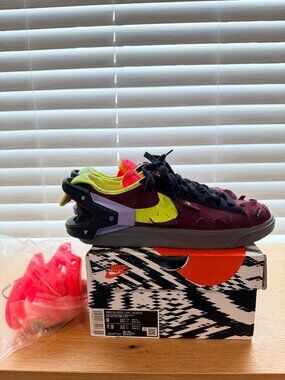 Nike Blazer Low x Acronym "Night Maroon" DN2067-600 (2022) Size 6